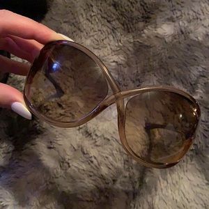 Ladies Tom Ford brown sunglasses